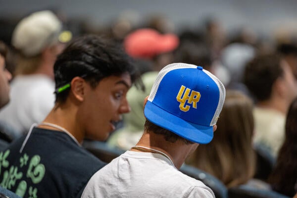 Two students attending Orientation Session